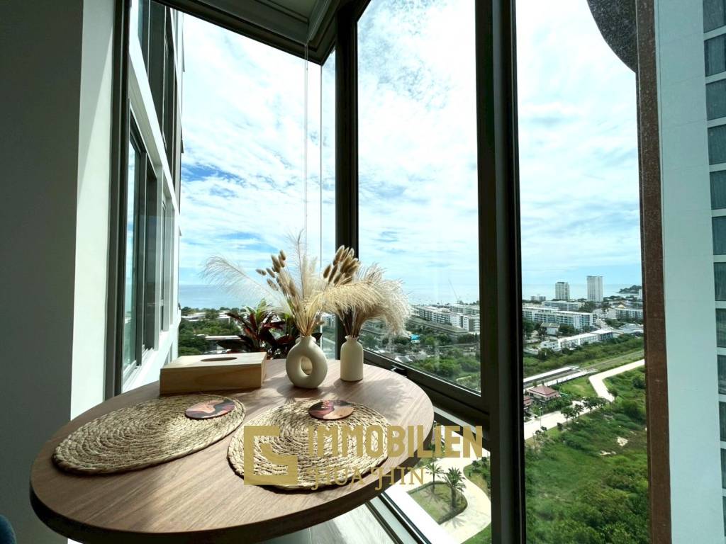 Vehha Condo: Luxuriöse 1 Schlafzimmer Eckeinheit mit Meer- und Bergblick