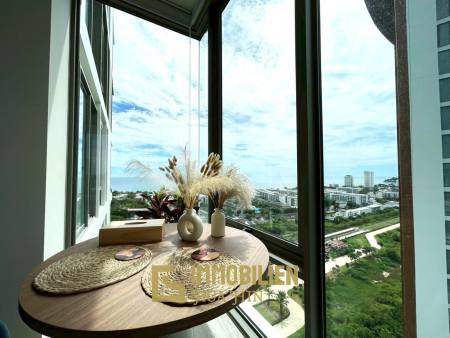 Vehha Condo: Luxuriöse 1 Schlafzimmer Eckeinheit mit Meer- und Bergblick