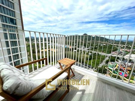 Vehha Condo: Luxuriöse 1 Schlafzimmer Eckeinheit mit Meer- und Bergblick