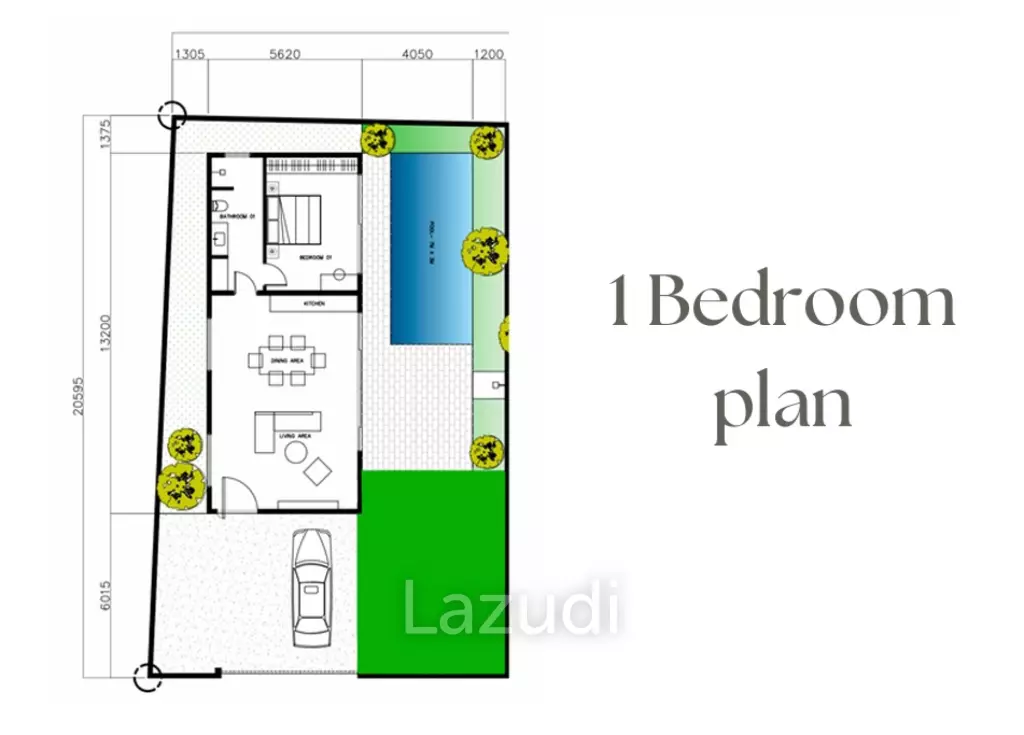 Modern 1-Bedroom Pool Villas Near Santiburi Golf Course