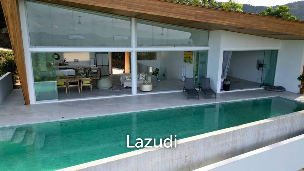 Brand New 4-Bedroom Sea View Villa in Mae Nam