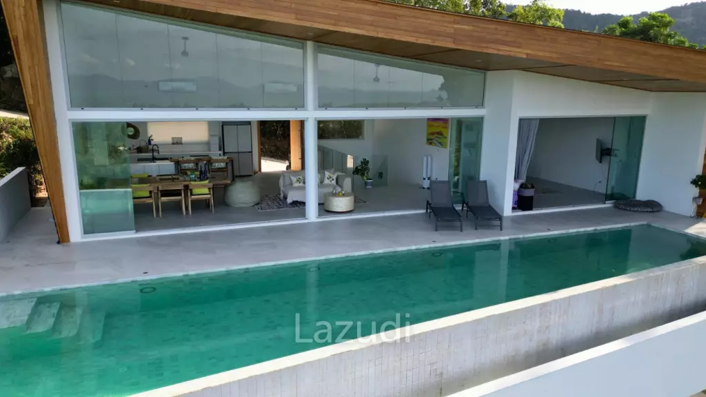 Brand New 4-Bedroom Sea View Villa in Mae Nam