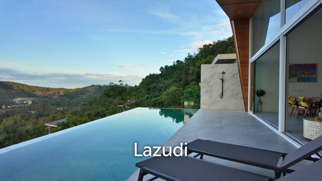Brand New 4-Bedroom Sea View Villa in Mae Nam