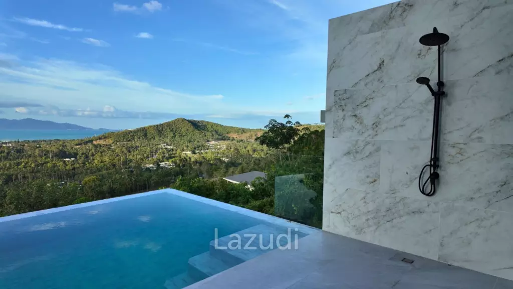 Brand New 4-Bedroom Sea View Villa in Mae Nam