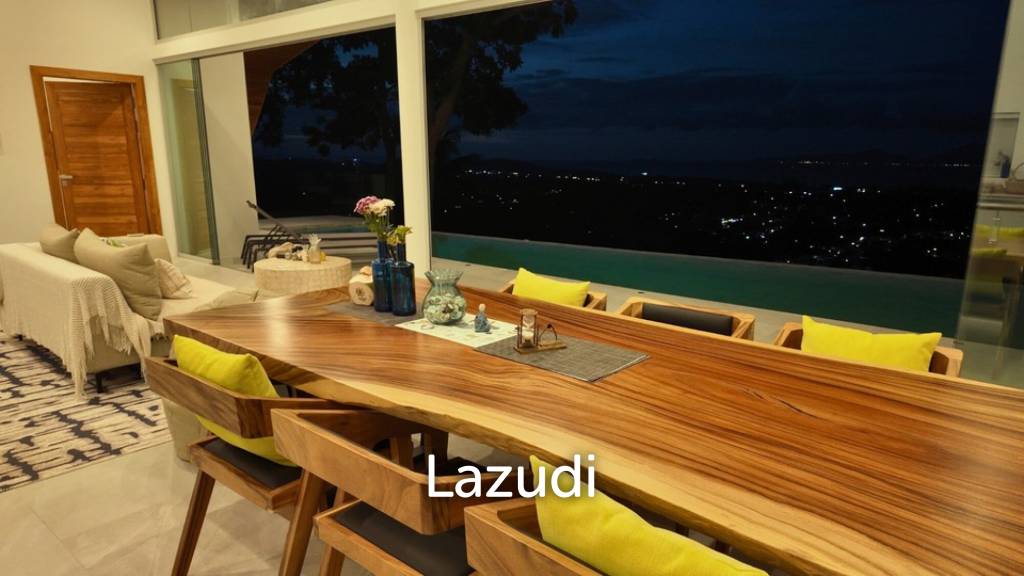 Brand New 4-Bedroom Sea View Villa in Mae Nam