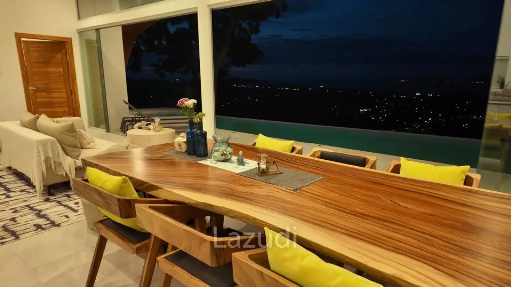 Brand New 4-Bedroom Sea View Villa in Mae Nam