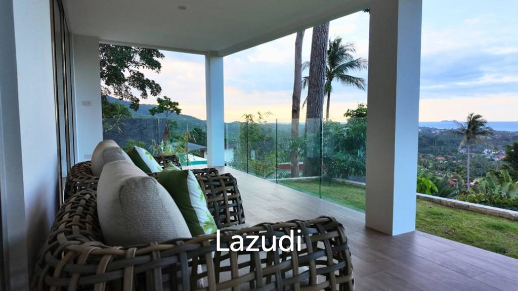Brand New 4-Bedroom Sea View Villa in Mae Nam