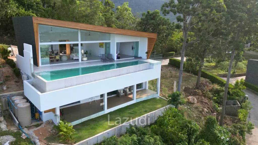Brand New 4-Bedroom Sea View Villa in Mae Nam