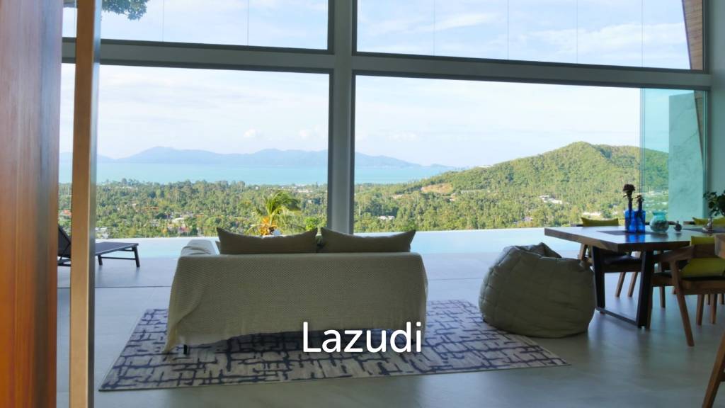 Brand New 4-Bedroom Sea View Villa in Mae Nam