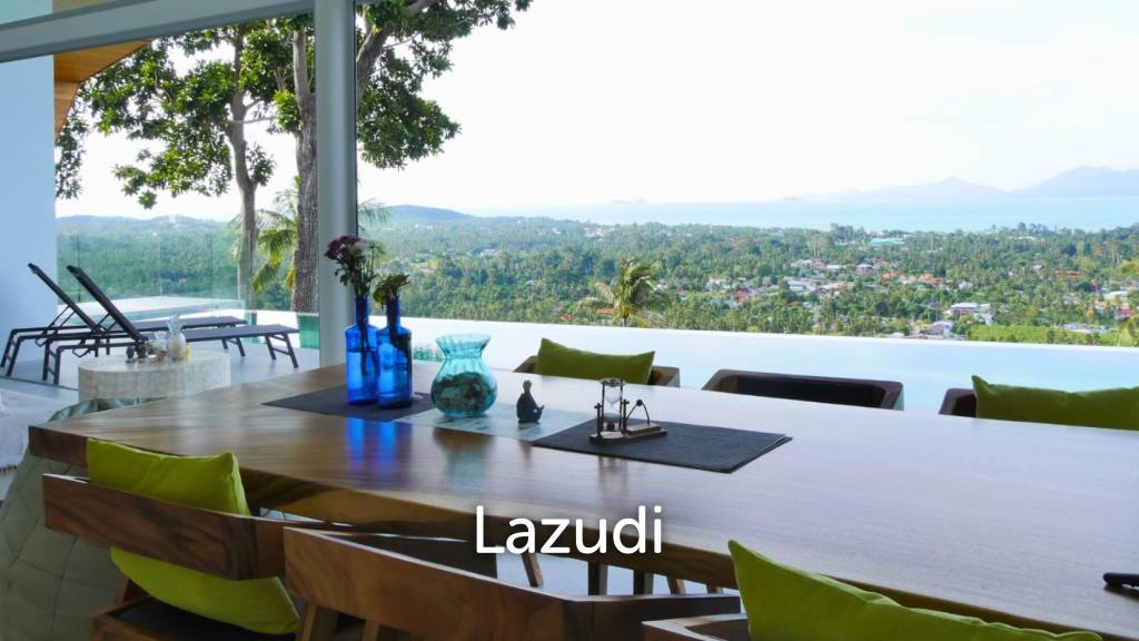Brand New 4-Bedroom Sea View Villa in Mae Nam