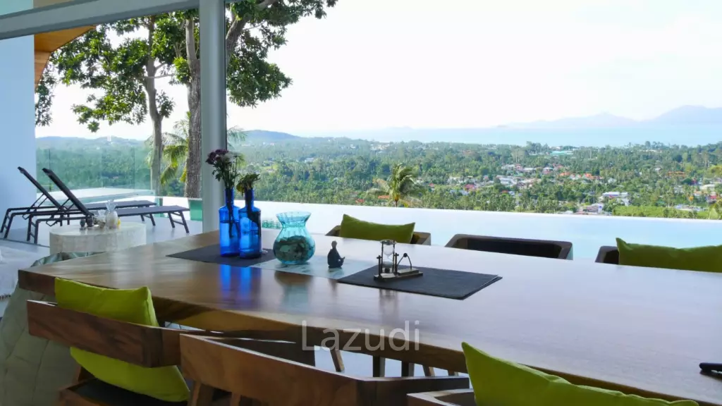 Brand New 4-Bedroom Sea View Villa in Mae Nam