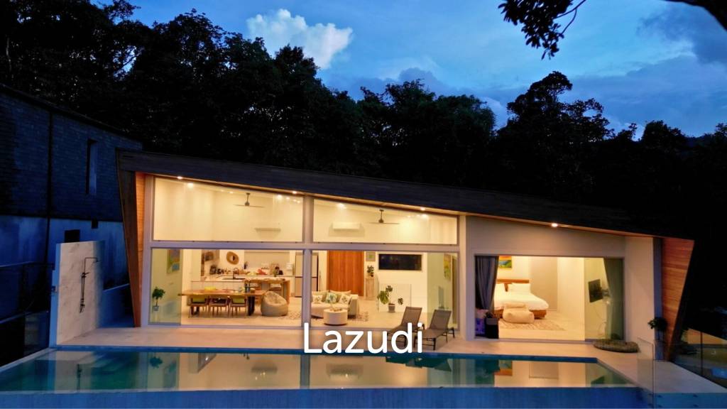 Brand New 4-Bedroom Sea View Villa in Mae Nam