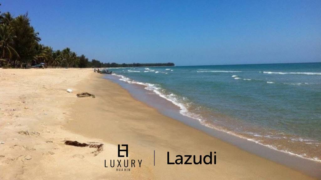 2094 SQM Absolute Beachfront Land for Sale, Prachuap Khiri Khan
