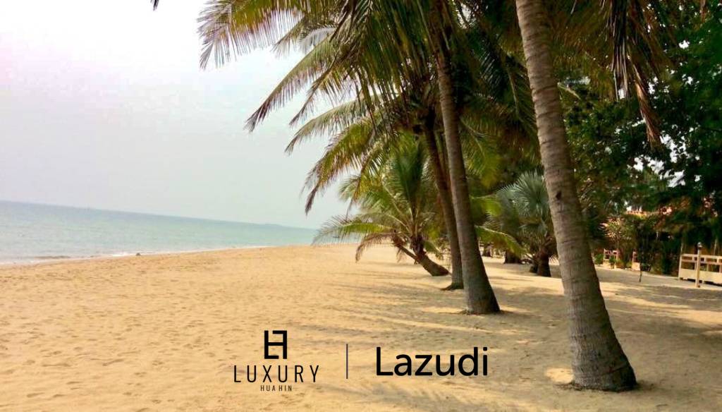 2094 SQM Absolute Beachfront Land for Sale, Prachuap Khiri Khan