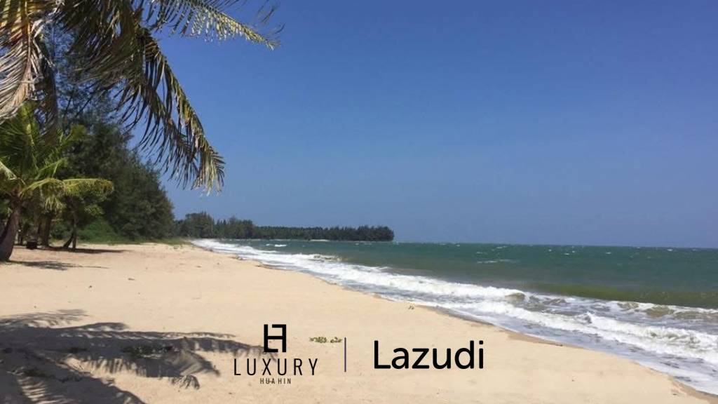 2094 SQM Absolute Beachfront Land for Sale, Prachuap Khiri Khan