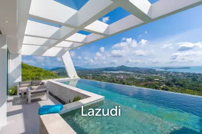Stylish 3-Bed Seaview Villa in Chaweng Noi with Proven Airbnb Record