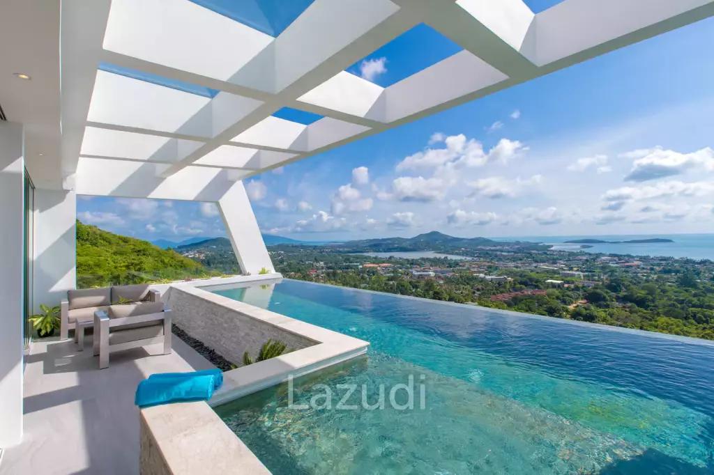 Stylish 3-Bed Seaview Villa in Chaweng Noi with Proven Airbnb Record