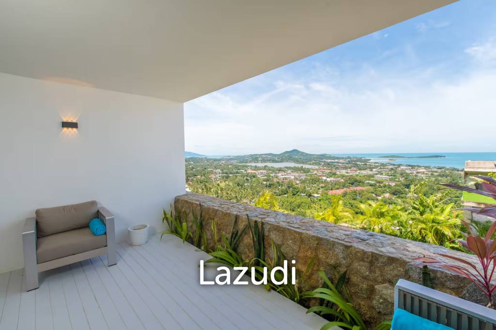 Stylish 3-Bed Seaview Villa in Chaweng Noi with Proven Airbnb Record