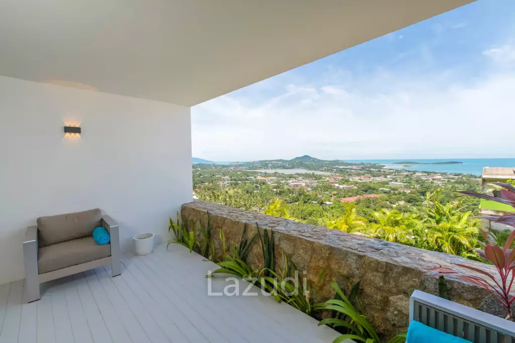 Stylish 3-Bed Seaview Villa in Chaweng Noi with Proven Airbnb Record