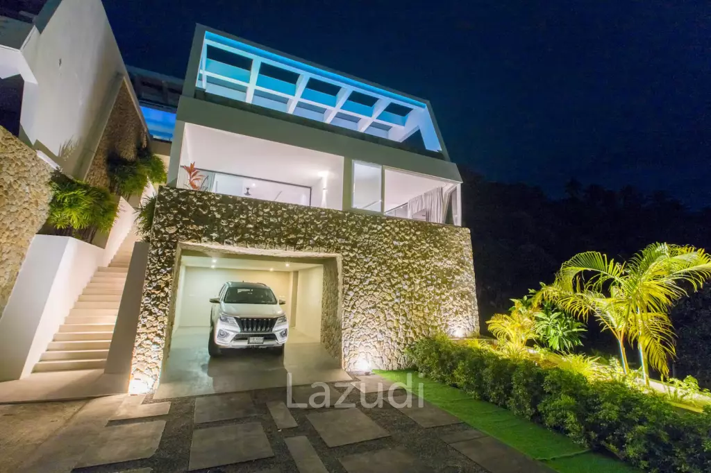 Stylish 3-Bed Seaview Villa in Chaweng Noi with Proven Airbnb Record