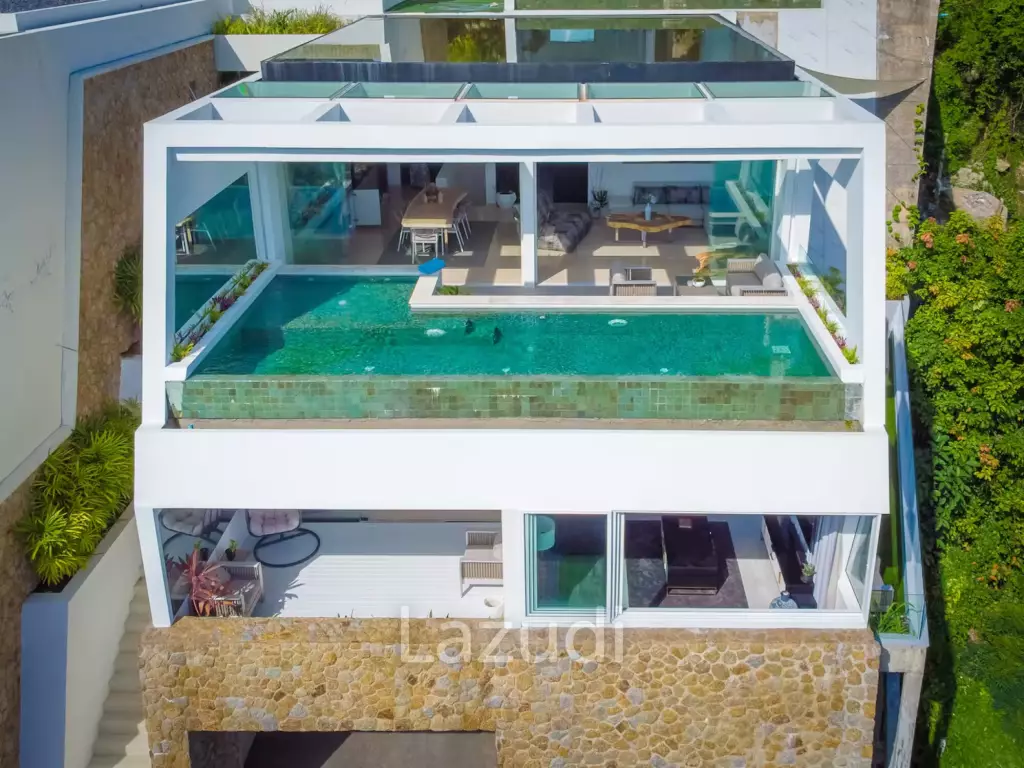 Stylish 3-Bed Seaview Villa in Chaweng Noi with Proven Airbnb Record