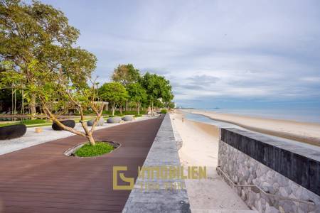 คอนโด 2 ห้องนอนรีโนเวทใหม่ริมทะเล ที่บ้านแสนสุข หัวหิน