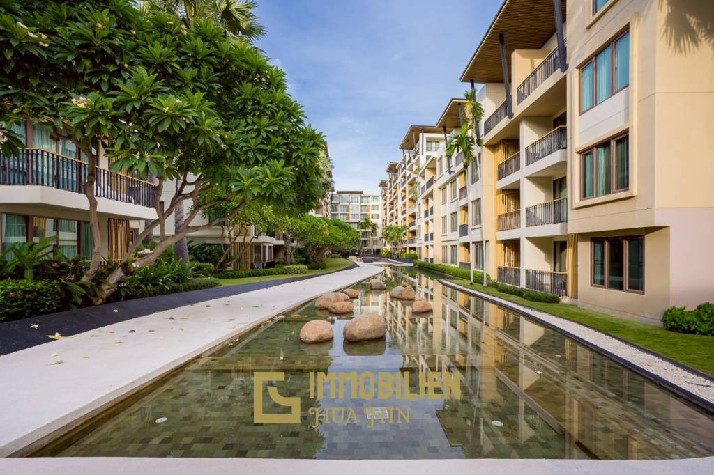 คอนโด 2 ห้องนอนรีโนเวทใหม่ริมทะเล ที่บ้านแสนสุข หัวหิน