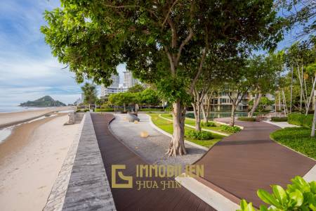 คอนโด 2 ห้องนอนรีโนเวทใหม่ริมทะเล ที่บ้านแสนสุข หัวหิน