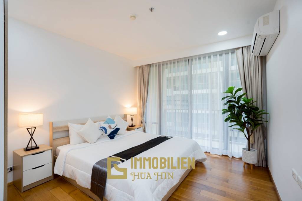 คอนโด 2 ห้องนอนรีโนเวทใหม่ริมทะเล ที่บ้านแสนสุข หัวหิน