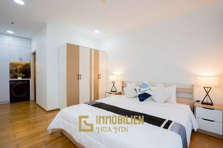 คอนโด 2 ห้องนอนรีโนเวทใหม่ริมทะเล ที่บ้านแสนสุข หัวหิน