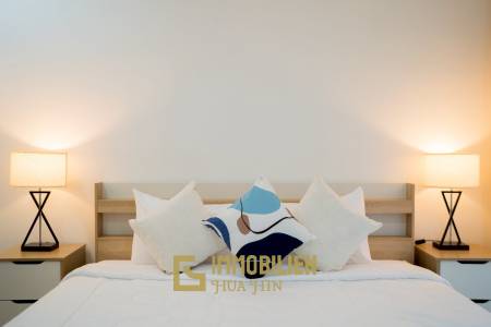 คอนโด 2 ห้องนอนรีโนเวทใหม่ริมทะเล ที่บ้านแสนสุข หัวหิน