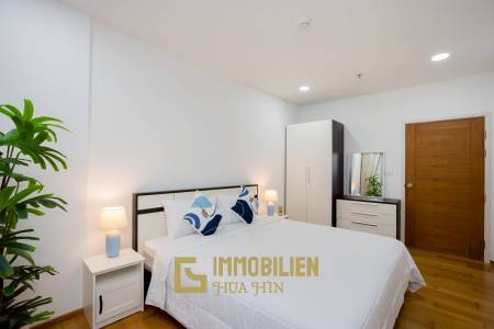 คอนโด 2 ห้องนอนรีโนเวทใหม่ริมทะเล ที่บ้านแสนสุข หัวหิน