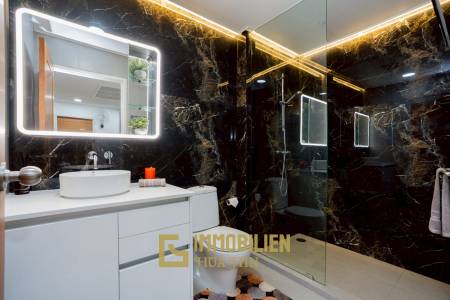 คอนโด 2 ห้องนอนรีโนเวทใหม่ริมทะเล ที่บ้านแสนสุข หัวหิน