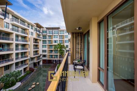 คอนโด 2 ห้องนอนรีโนเวทใหม่ริมทะเล ที่บ้านแสนสุข หัวหิน