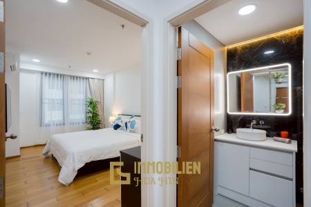 คอนโด 2 ห้องนอนรีโนเวทใหม่ริมทะเล ที่บ้านแสนสุข หัวหิน