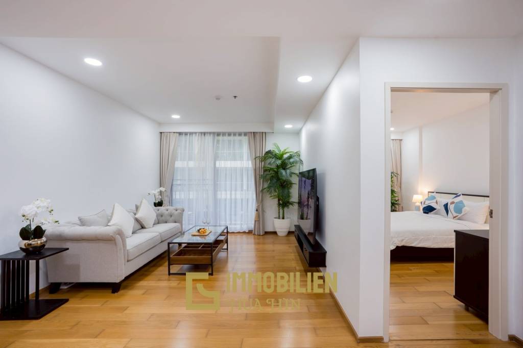 คอนโด 2 ห้องนอนรีโนเวทใหม่ริมทะเล ที่บ้านแสนสุข หัวหิน