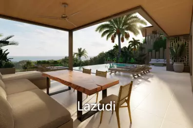 Luxury 4-Bedroom Sea View Villa, Bo Phut