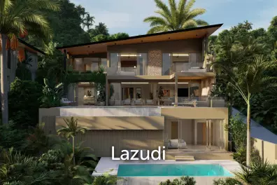 Luxury 4-Bedroom Sea View Villa, Bo Phut
