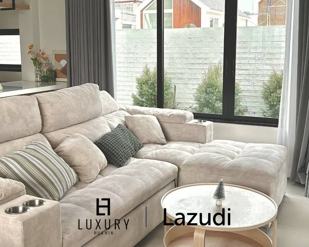 Minimal 3-Bedroom Villa with Pool in Hua Hin