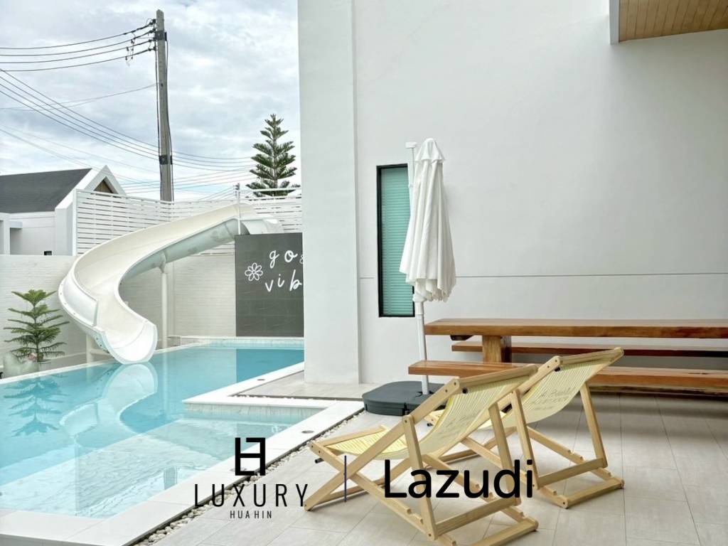 Minimal 3-Bedroom Villa with Pool in Hua Hin