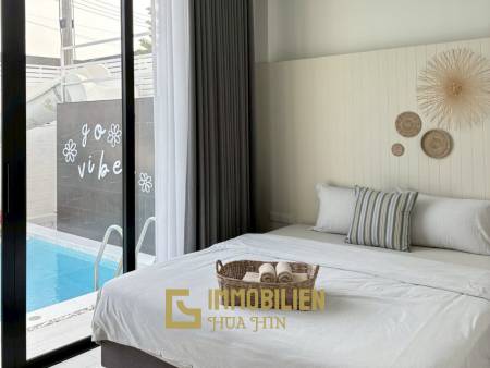 Minimalistische Villa mit 3 Schlafzimmern und Pool in Hua Hin