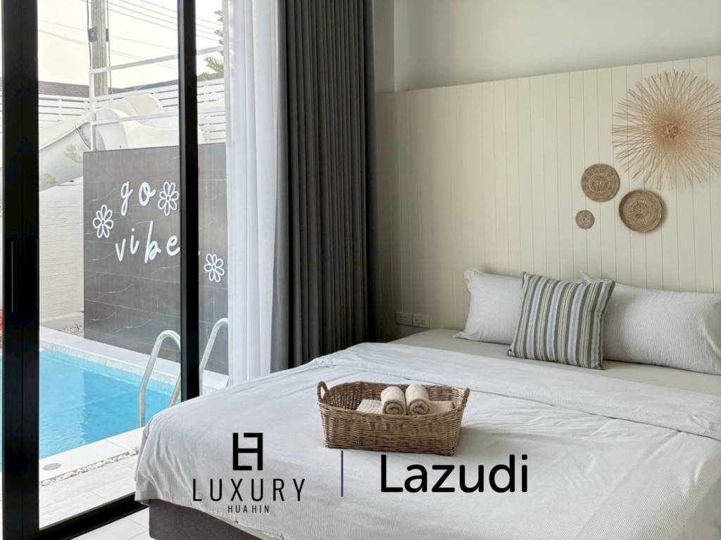 Minimal 3-Bedroom Villa with Pool in Hua Hin