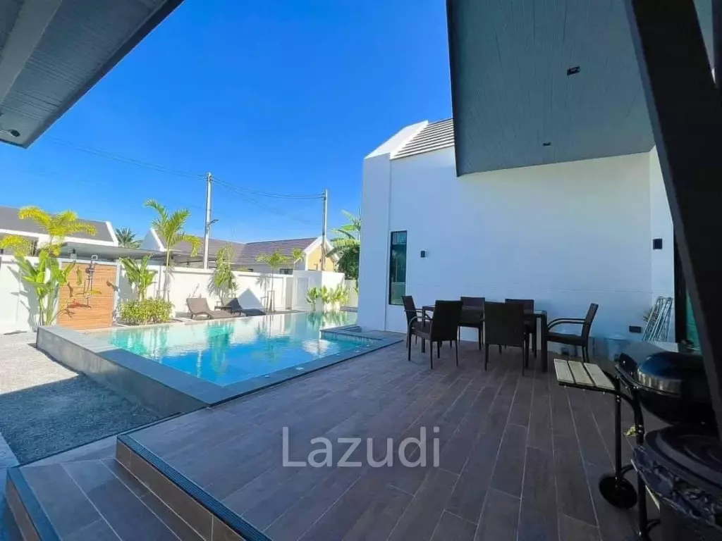 Minimal 3-Bedroom Villa with Pool in Hua Hin