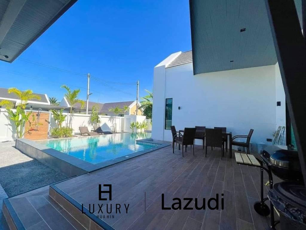 Minimal 3-Bedroom Villa with Pool in Hua Hin