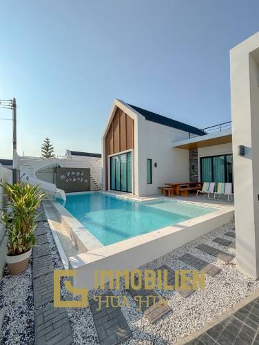 Minimalistische Villa mit 3 Schlafzimmern und Pool in Hua Hin