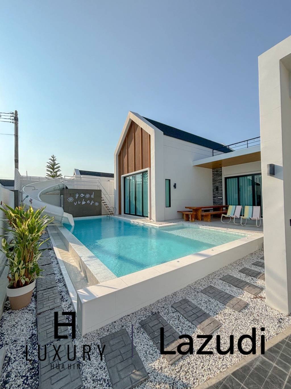 Minimal 3-Bedroom Villa with Pool in Hua Hin