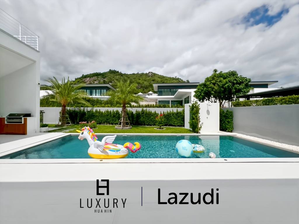 Mountain View 4-Bed Pool Villa in Phu Montra K-Haad Hua Hin