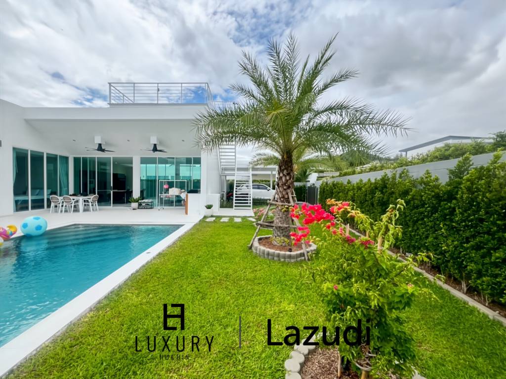 Mountain View 4-Bed Pool Villa in Phu Montra K-Haad Hua Hin