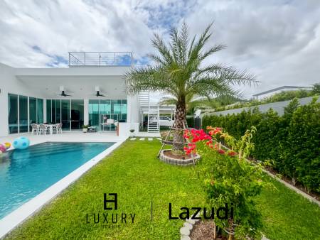 Mountain View 4-Bed Pool Villa in Phu Montra K-Haad Hua Hin