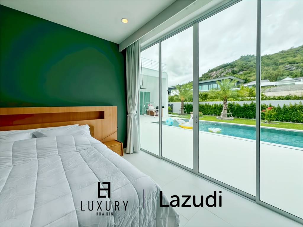 Mountain View 4-Bed Pool Villa in Phu Montra K-Haad Hua Hin